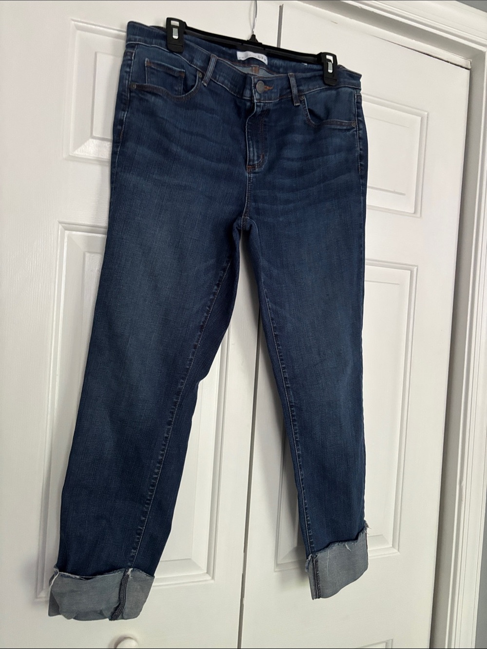LOFT Dark Blue Boyfriend Jeans